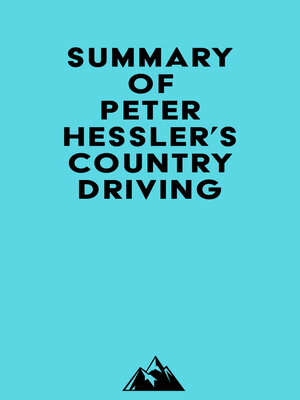 cover image of Summary of Peter Hessler's Country Driving